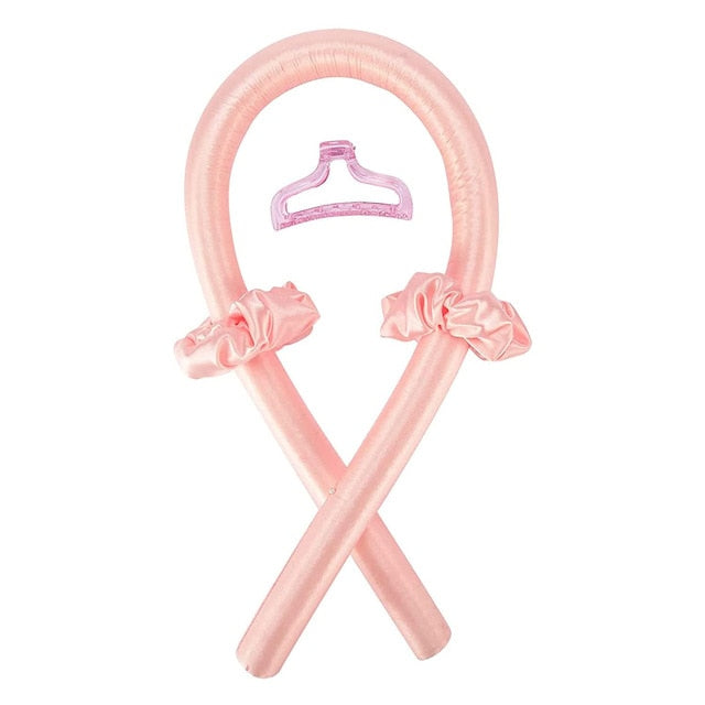 Heatless Curling Rod Headband - Teck Maniak Pink with Clamp / 1 pc