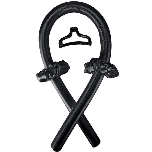 Heatless Curling Rod Headband - Teck Maniak Black with Clamp / 1 pc
