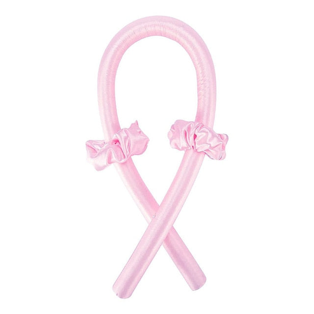 Heatless Curling Rod Headband - Teck Maniak Light Pink / 1 pc