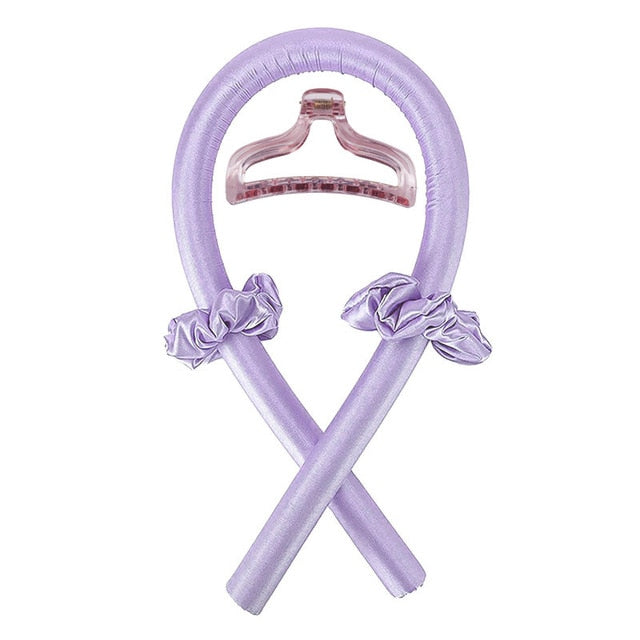 Heatless Curling Rod Headband - Teck Maniak Purple with Clamp / 1 pc