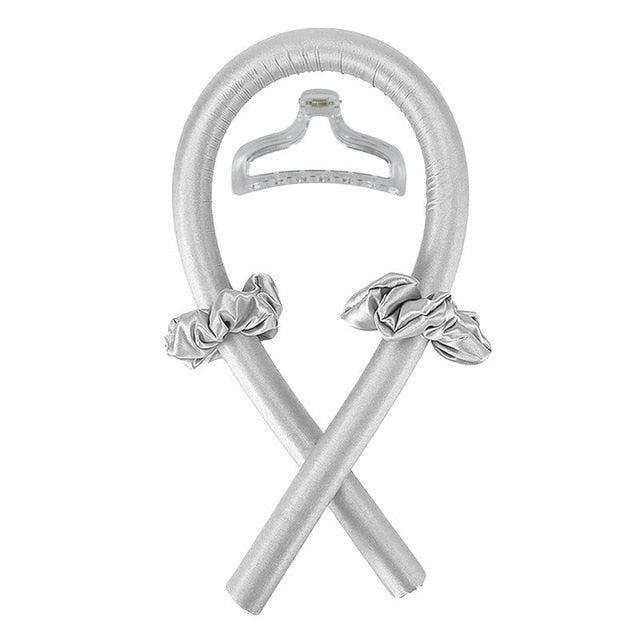 Heatless Curling Rod Headband - Teck Maniak Gray with Clamp / 1 pc