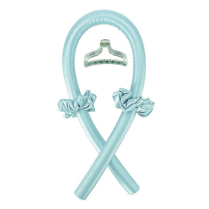 Heatless Curling Rod Headband - Teck Maniak Light Blue with Clamp / 1 pc