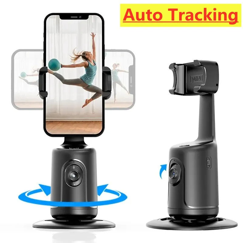 Gimbal de Suivi Automatique de Visage 360° - Teck Maniak Noir
